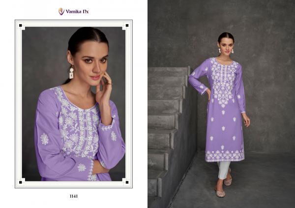 Vamika Nx Rooh Vol 7 Rayon Lakhnawi Kurti With Bottom